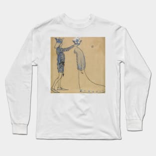 Then Put the Prince a Crown of Gold on Her Head by John Bauer Long Sleeve T-Shirt